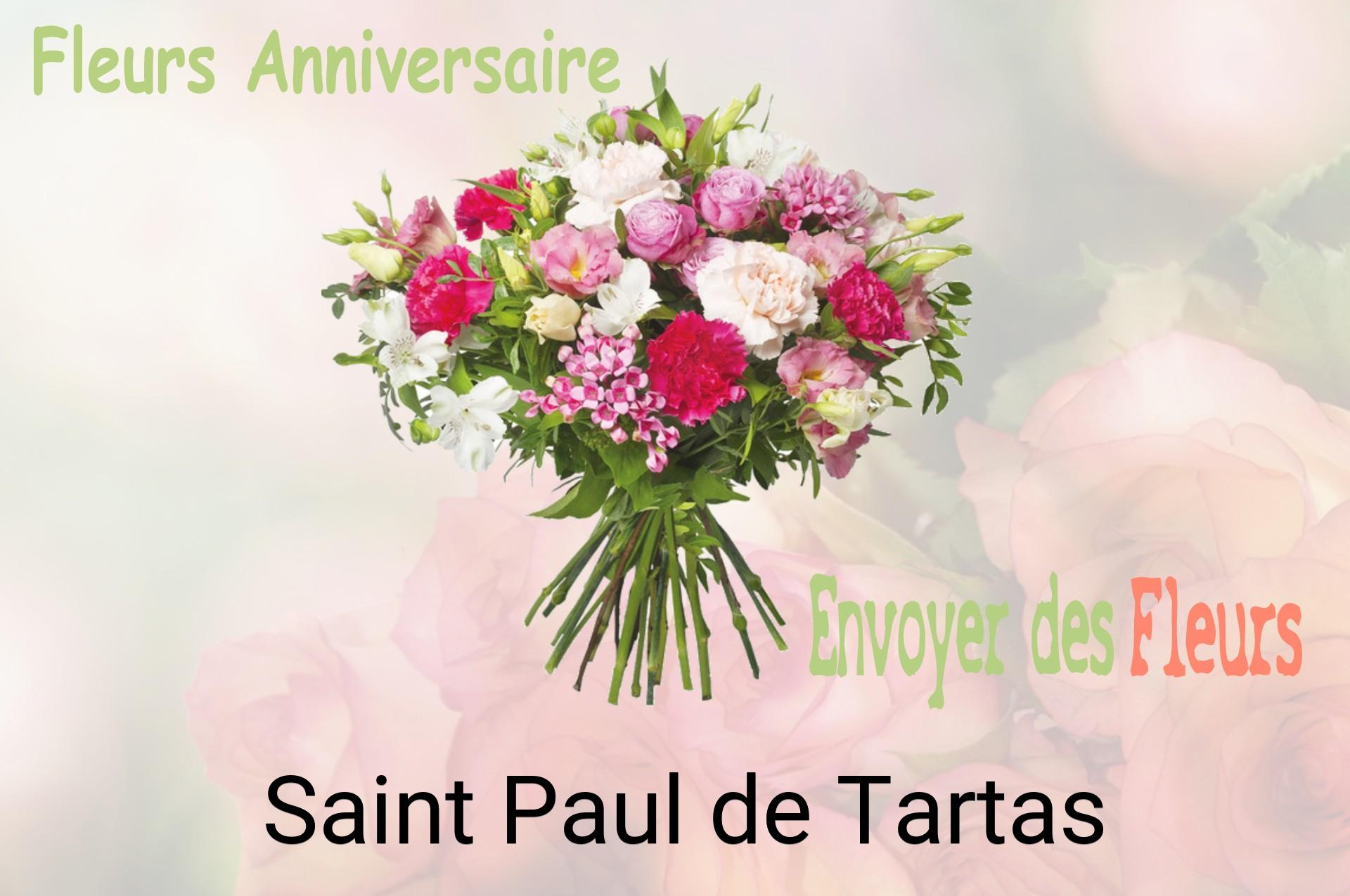 Bouquet de fleurs d’anniversaire livré à Saint-Paul-de-Tartas