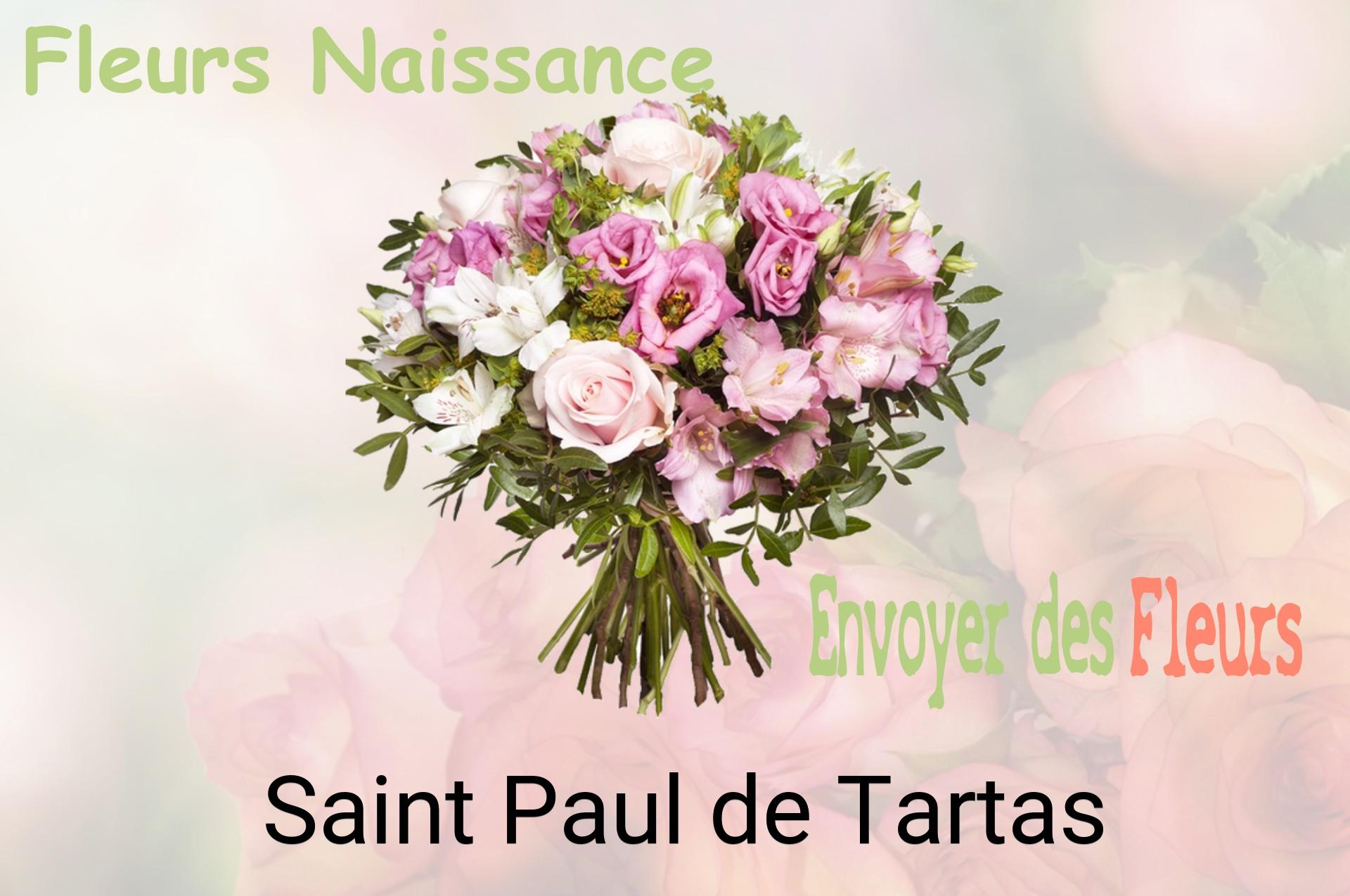 Bouquet de fleurs de naissance livré à Saint-Paul-de-Tartas